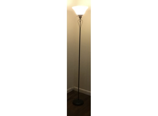 Metal Torch Floor Lamp