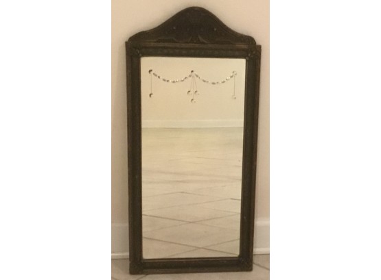 Victorian Arched Top, Etched Beaded Mirror