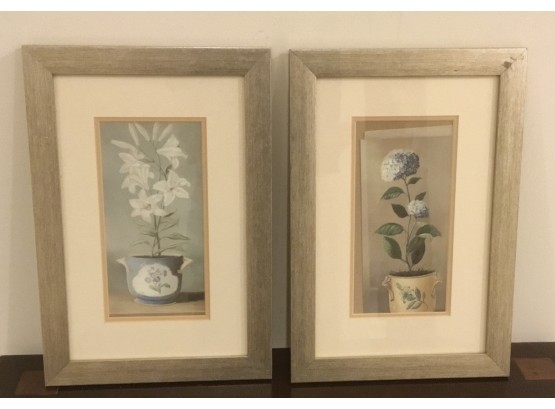 PR. Potted Plant Silver Tone Frame Pictures Canada