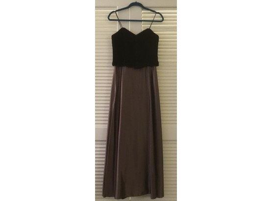 Rimini Black Velveteen Top, Dress, Gown, Size 8