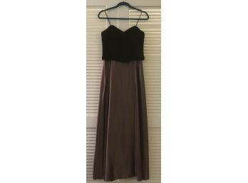 Rimini Black Velveteen Top, Dress, Gown, Size 8