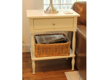 Pottery Barn One Drawer End Table