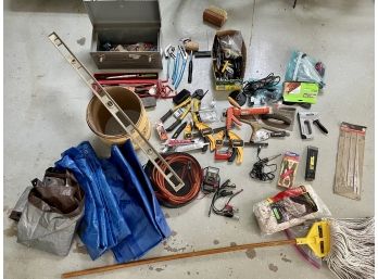 Huge Lot Of Various Workbench Tools & Handyman Items