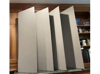 Four Large Triangular Acoustic Panels