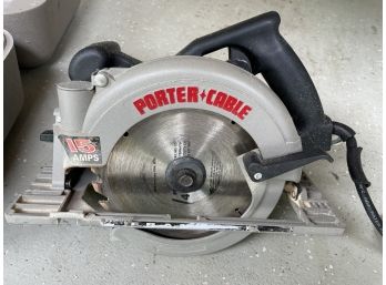 Porter & Cable Model 743 Heavy Duty Circular Saw & Case