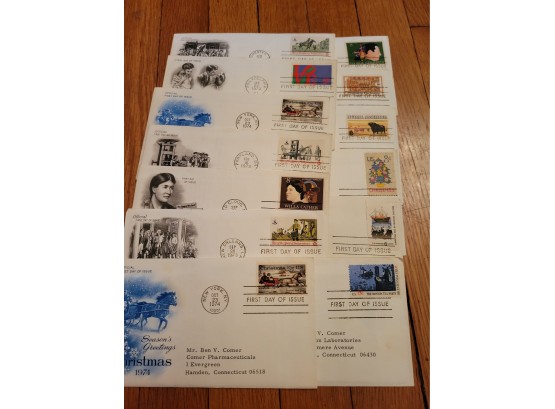 Stamp Collection - First Day Of Issue From The 1970'