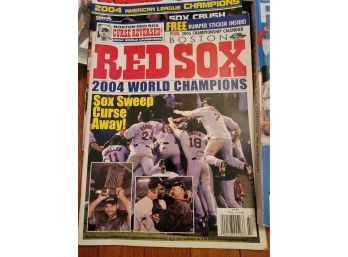 Boston Red Sox 2004 Programs / Magazines