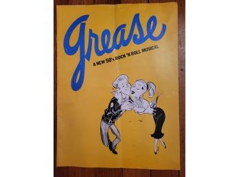 Grease Program And Collection Of Playbills