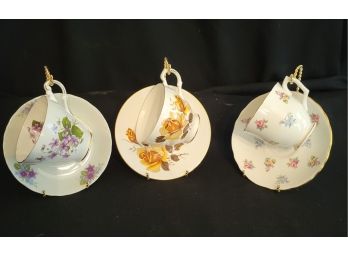 T Cups With Display - Bone China