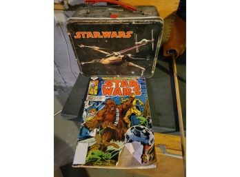 Star Wars 1980's Lunch Box And Star Wars Comic Issue #13