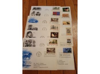 Stamp Collection - First Day Of Issue From The 1970'
