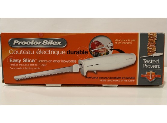 Proctor Silex Electric Easy Slice Knife New In Box