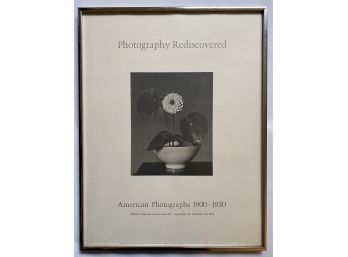 Charles Sheeler Photography Rediscovered Whitney Museum  Exhibition Poster, 1979