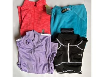Three New Athletic Jackets: Fila, Tek Gear, NY Laundry & Sweatshirt, Some With Tags, XL