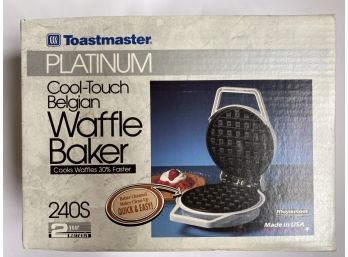 New In Box Toastmaster Platinum Waffle Baker