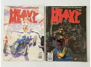 Two Adult Erotic Heavy Metal Fantasy Magazines, 1992 & 1993