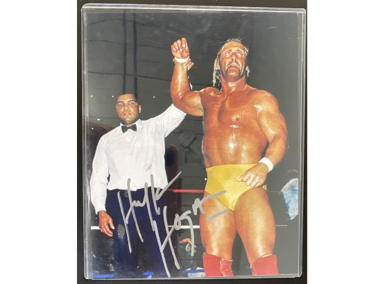 Hulk Hogan Personally Signed Picture 8x10