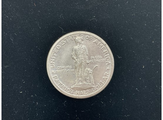 1925 US Lexington Concord Commemorative Silver Half Dollar