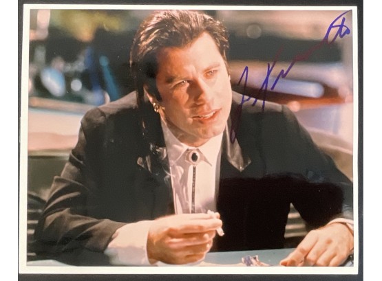 John Travolta 'Pulp Fiction' Personally Signed Photo 8x10