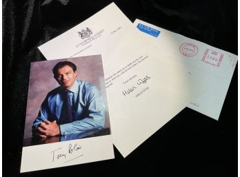 Tony Blair Personally Signed Photo