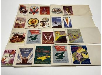 Full WWII Patriotic Covers NOT Repros 1940-45