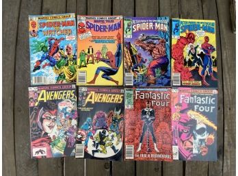 Comic Books - Spider Man,  Avengers &Fantastic Four. - 8 Books