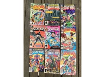 Comic Books - Marvel Superheroes Secret Wars - 9 Books