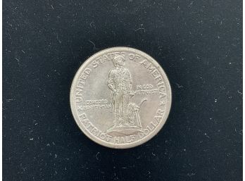 1925 US Lexington Concord Commemorative Silver Half Dollar