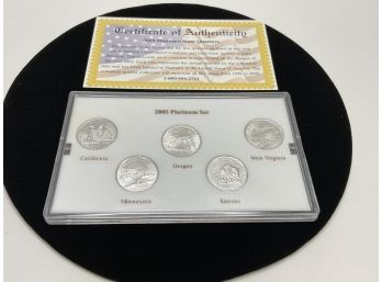 2005 Platinum State Quarter Collection