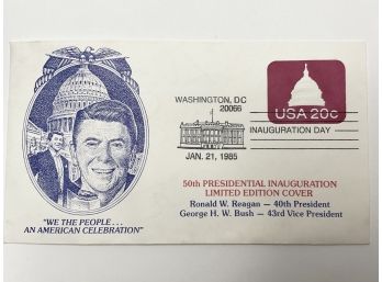Ronald Reagan Inaugural First Day Cover