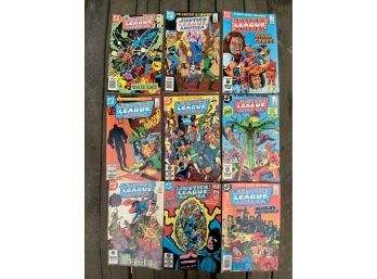 Comic Books - Justice League America - 9 Books