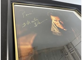 Martin Sheen Personally Signed Photo In Frame 8x10