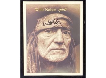 Willie Nelson Personally Hand Signed Photo 8x10