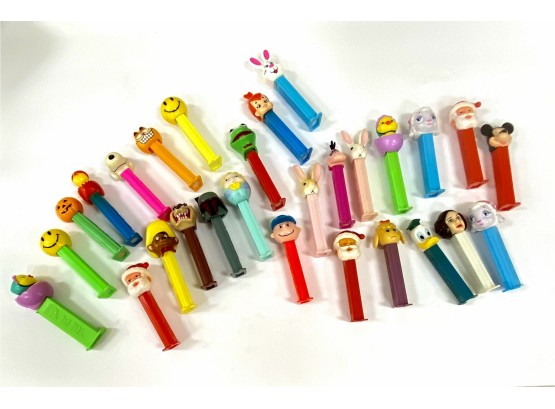 Large Collection  Pez Dispensers Most Made In Hungary And  Slovenia