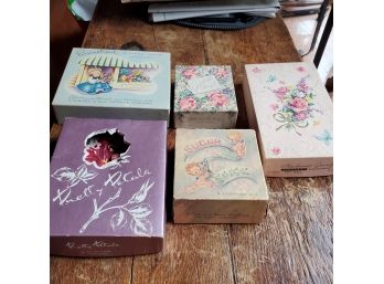 Very Special Vintage Greeting Cards In Original Colorful 1920s - 1950s Boxes!