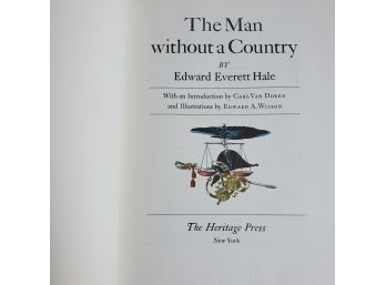 The Heritage Press New York - The Man Without A Country With Slip Case