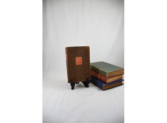4 Antique Books - Leather Bound Tales From Shakespeare (1932), Great Speeches And How To Make Them (1912), Els