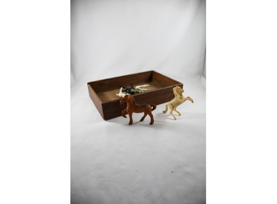 Box Of Toy Horses