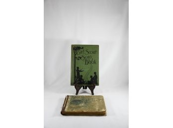 2nd Edition Girl Scout Song Book, 1929, And Gospel Song Book 1903