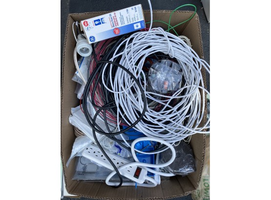 Handyman Box Lot: Electrical Supplies