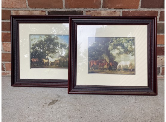 A Lovely Pair Of Well-Framed Prints