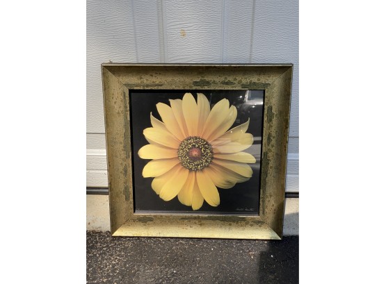 Sunflower In Distressed Gilt Frame #3