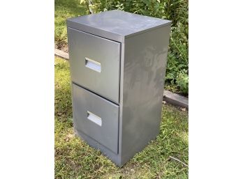 Two-Drawer Metal Filing Cabinet