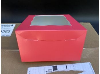 Even More Pretty Pink Bakery Boxes, 7x7x4