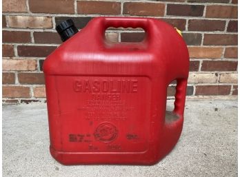 5-Gallon Partially-Full Gas Can