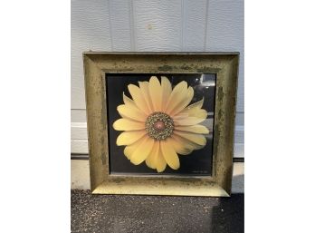 Sunflower In Distressed Gilt Frame #3