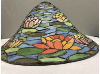 Large Stained Glass Lampshade
