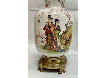 Japanese Porcelain Lamp