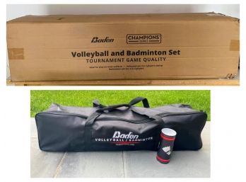 NEW - Never Opened Baden Champions Volleyball & Badminton Set