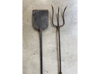 Vintage Farm Shovel & Fork